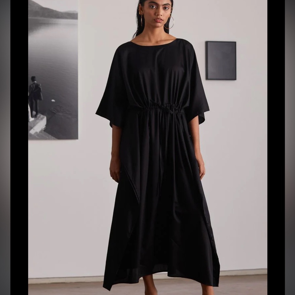 Velour Black Dress